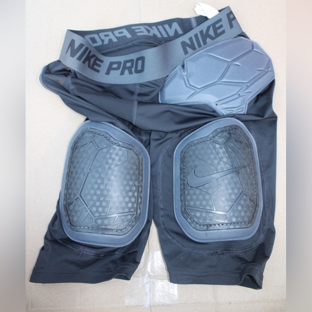 Nike Pro Black Padded Shorts football hyper strong shorts MEDIUM - Picture 2 of 6